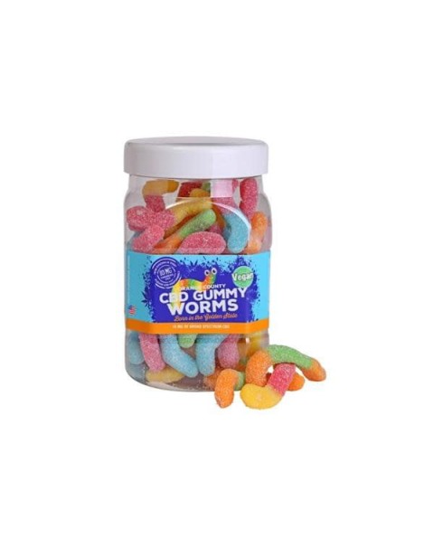 Orange County CBD 10mg Gummy Worms – Large Pack
