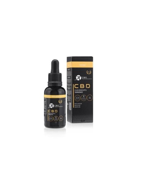 CBD Performance 1000mg CBD Isodrops supplement 30ml