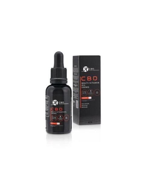 CBD Performance 500mg CBD Multi-Vitamin Oil 30ml