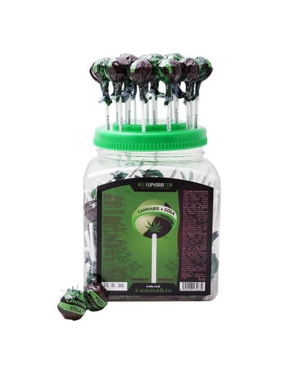 Euphoria Cannabis Cola Lollipops 12g x 100pcs (App...