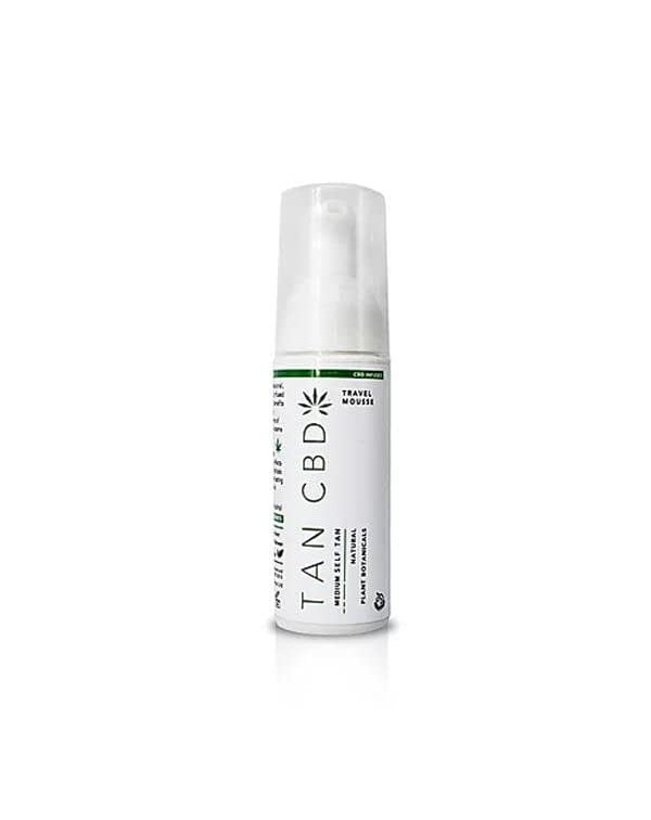 Tan CBD 17.5mg CBD Infused Self Tanning Travel Mou...