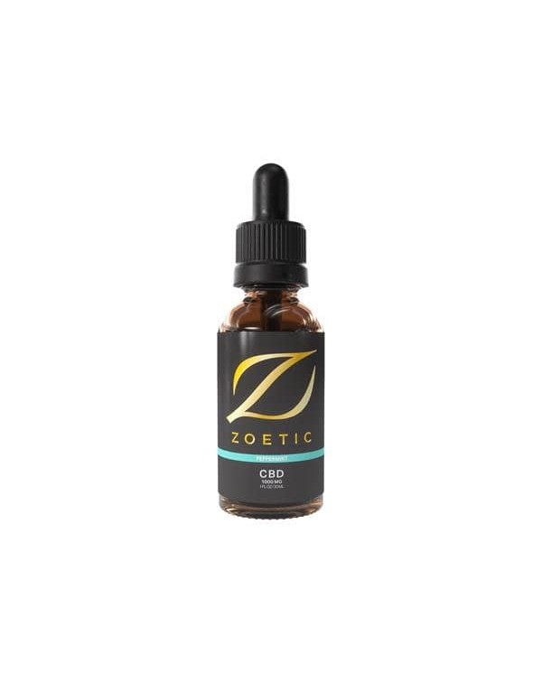 Zoetic 1000mg CBD Oil 30ml – Refreshing Pepp...