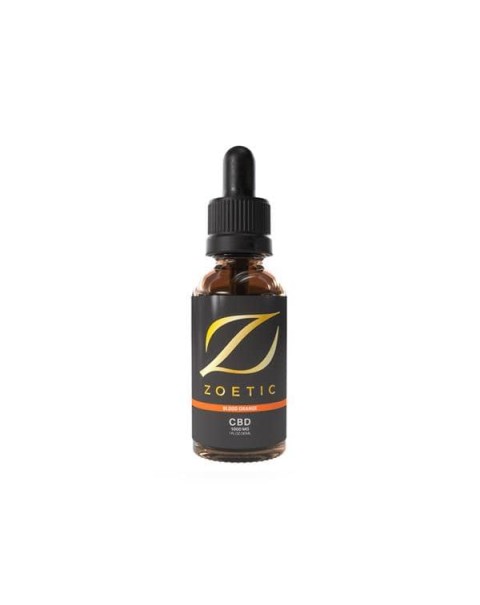 Zoetic 1000mg CBD Oil 30ml – Zesty Blood Orange