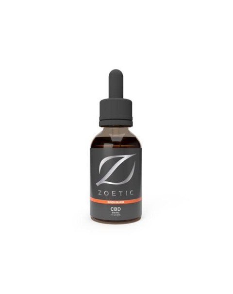 Zoetic 500mg CBD Oil 30ml – Zesty Blood Orange
