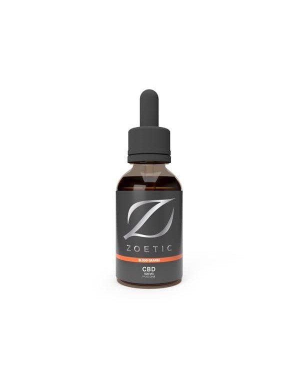 Zoetic 500mg CBD Oil 30ml – Zesty Blood Oran...