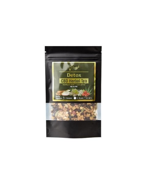Honey Heaven 300mg CBD Loose Leaf Herbal Tea 50g – Detox