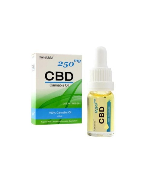 Canabidol 250mg CBD Cannabis Oil Drops 10ml