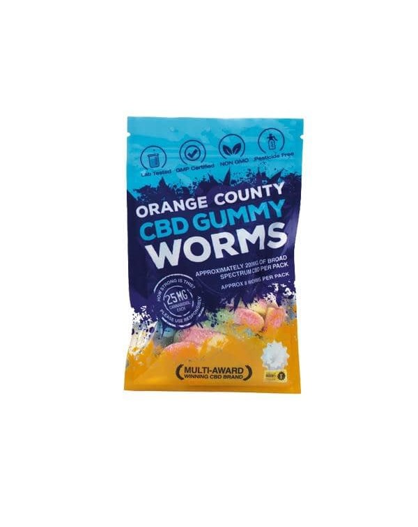 Orange County CBD 200mg Gummy Worms – Grab B...
