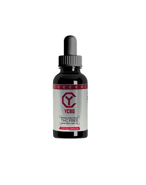 yCBG Broad-Spectrum 3000mg CBD + 1000mg CBG Oil 30...