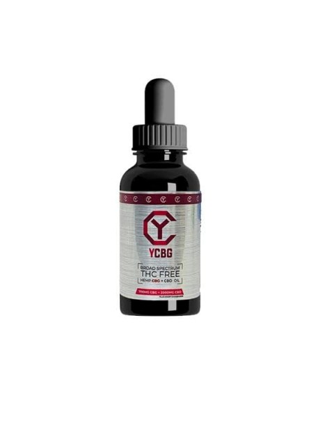 yCBG Broad-Spectrum 2000mg CBD + 700mg CBG Oil 30ml