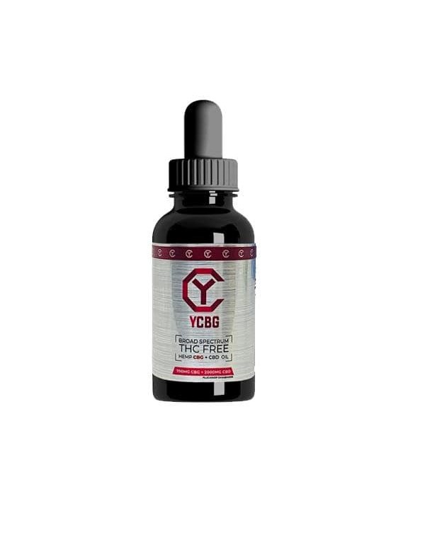 yCBG Broad-Spectrum 2000mg CBD + 700mg CBG Oil 30m...