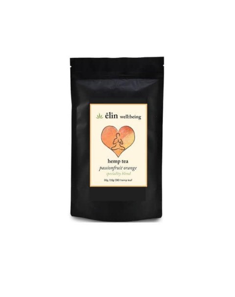 Êlin Well:being 10mg CBD Hemp Tea 30g – Passionfruit Orange