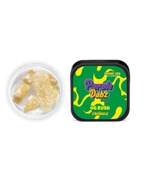 Purple Dabz CBD 1000mg CBD Crumble – OG Kush