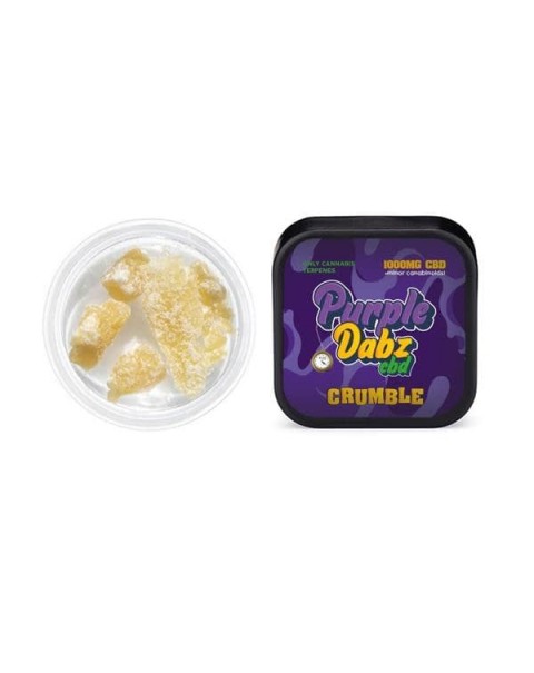 Purple Dabz CBD 1000mg CBD Crumble – Original