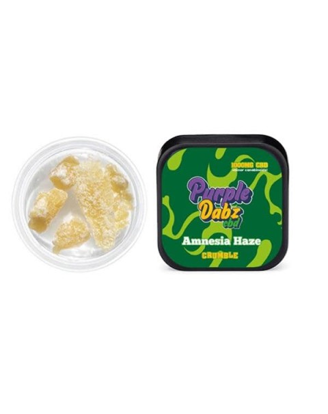 Purple Dabz by Purple Dank 1000mg CBD Crumble – Amnesia Haze