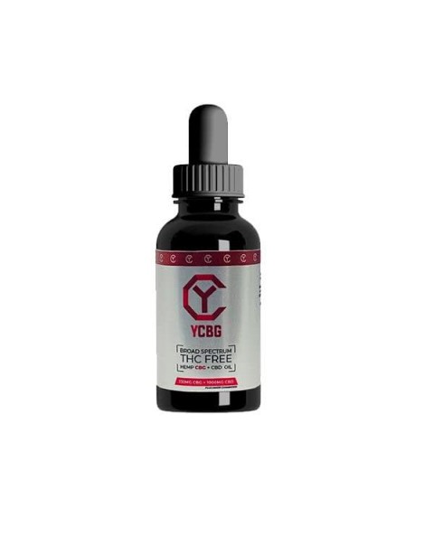 yCBG Broad-Spectrum 1000mg CBD + 330mg CBG Oil 30ml