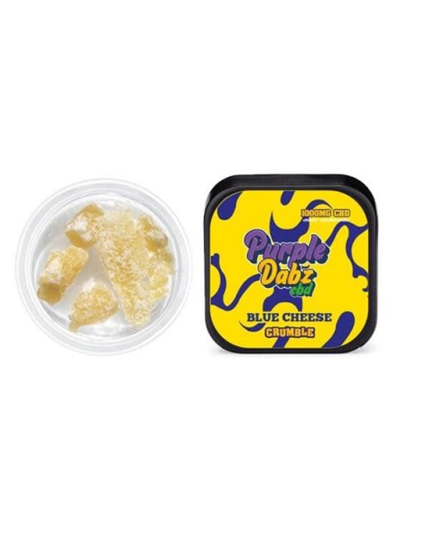 Purple Dabz CBD 1000mg CBD Crumble – Blue Cheese