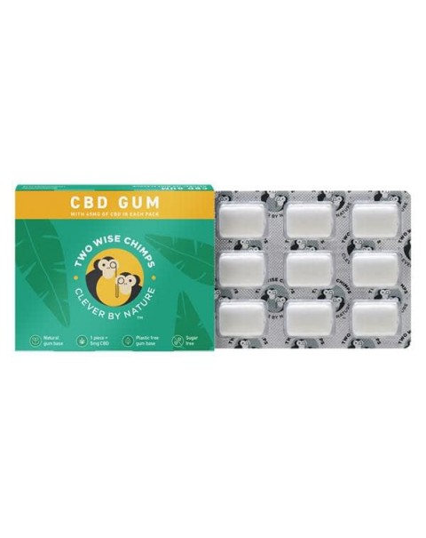 Two Wise Chimps CBD Chewing Gum 45mg