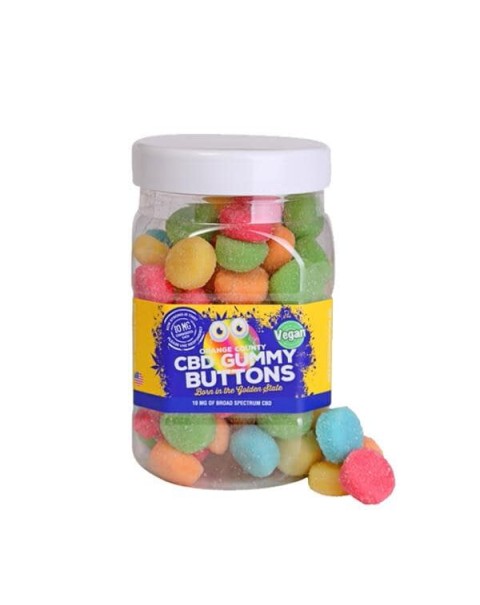 Orange County CBD 10mg Gummy Buttons – Large Pack