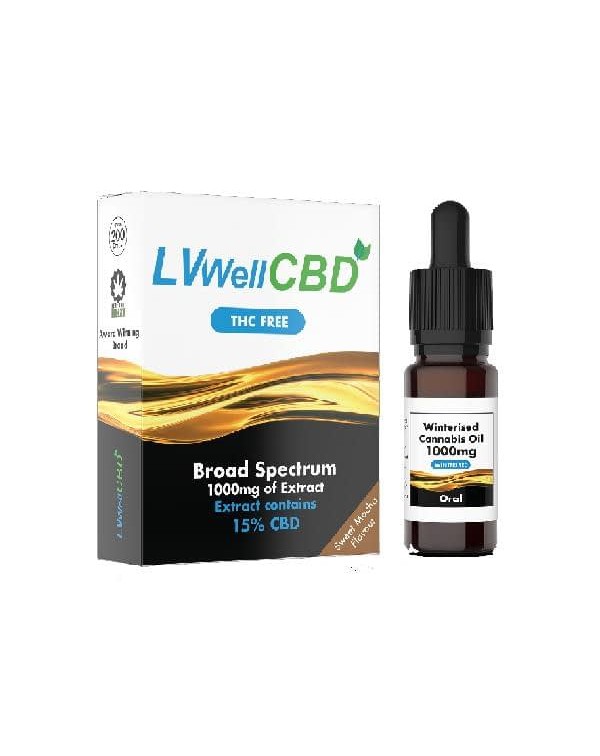 LVWell CBD 1000mg Winterised  10ml Hemp Seed Oil