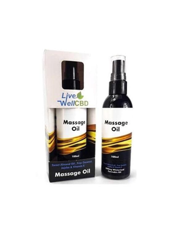 LVWell CBD 300mg 100ml Massage Oil