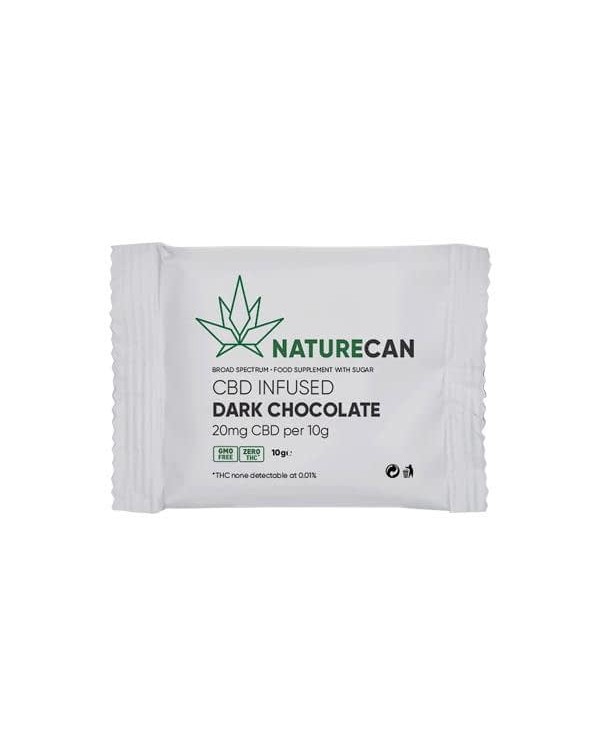 Naturecan 20mg CBD Infused Dark Chocolate 10g