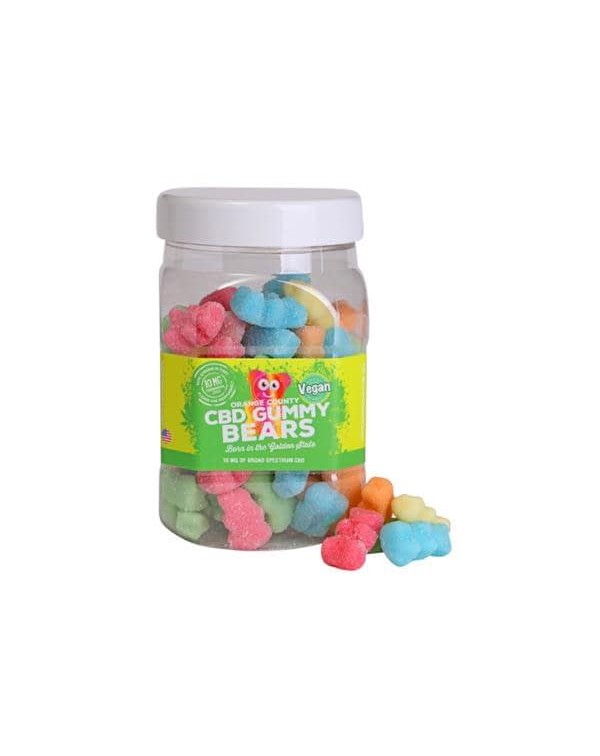 Orange County CBD 10mg Gummy Bears – Large P...