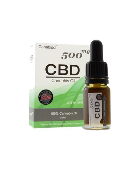 Canabidol 500mg CBD Raw Cannabis Oil Drops 10ml