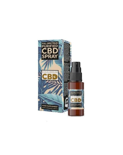 Equilibrium CBD Purified Range 250mg CBD Oil 10ml – Spray / Dropper Bottle