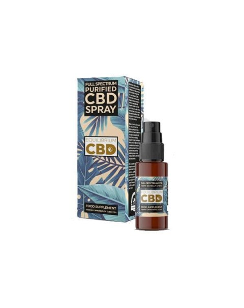 Equilibrium CBD Purified Range 1000mg CBD Oil 10ml – Spray / Dropper Bottle