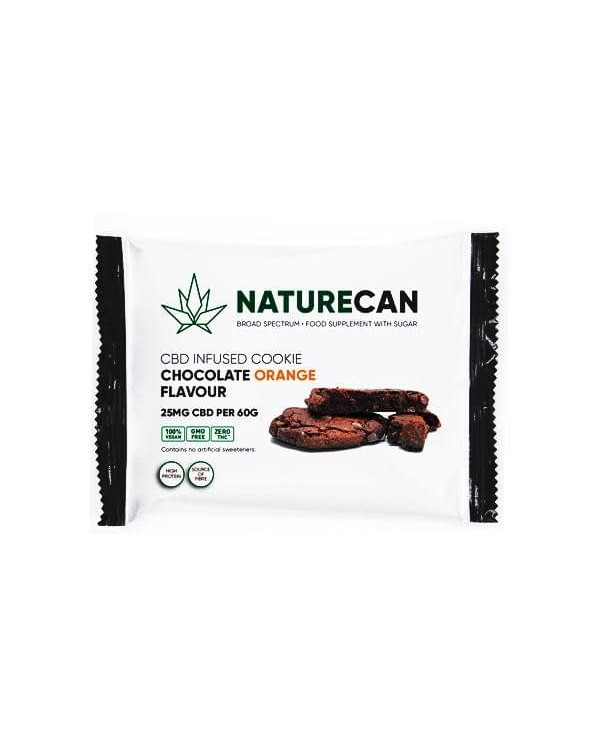 Naturecan 25mg CBD Double Chocolate Orange Cookie ...