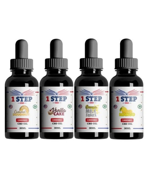 1 Step CBD 1000mg CBD Flavoured Oil 30ml