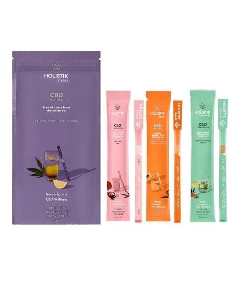 HOLISTIK Wellness 10mg CBD Stir STIKs – Full Pack