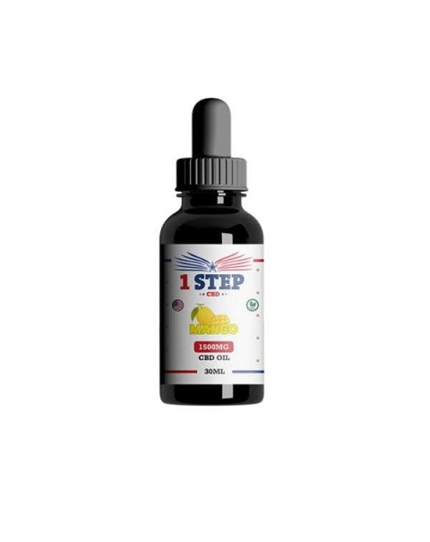 1 Step CBD 1500mg CBD Flavoured Oil 30ml