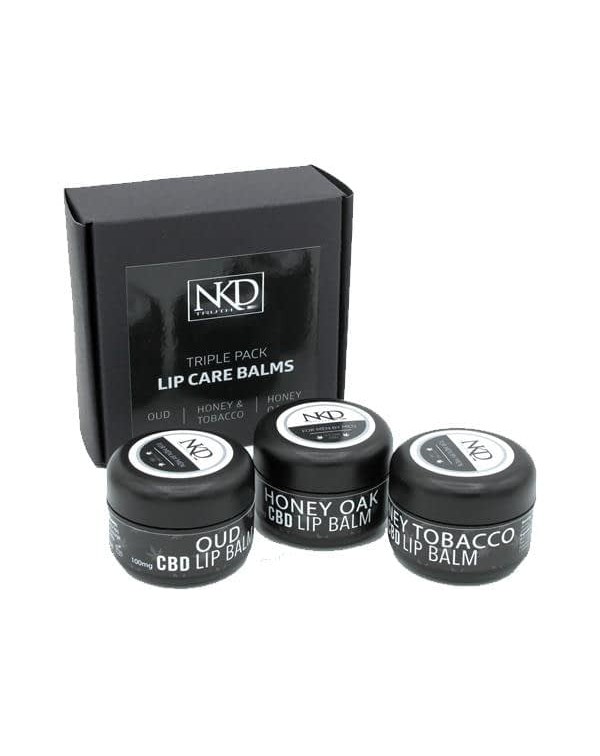 NKD 300mg CBD Infused Speciality Lip Balm Gift Set