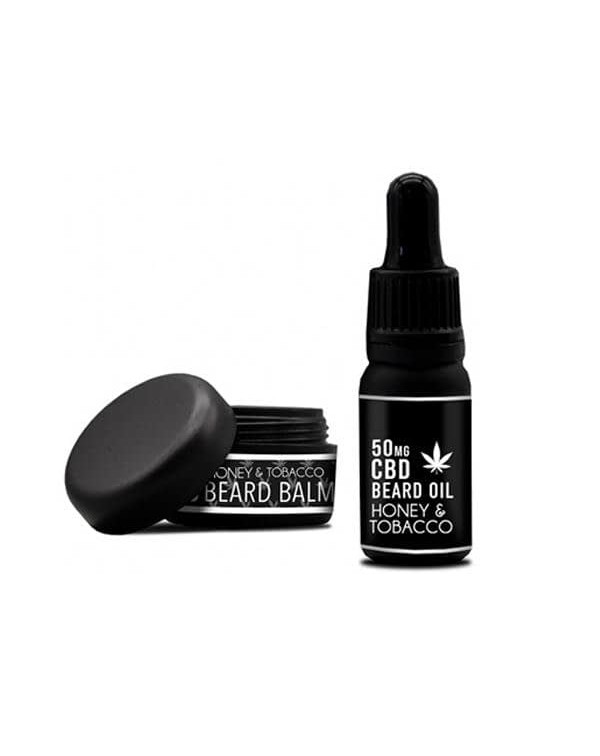 NKD 150mg CBD Twin Pack Honey Tobacco Beard Oil an...