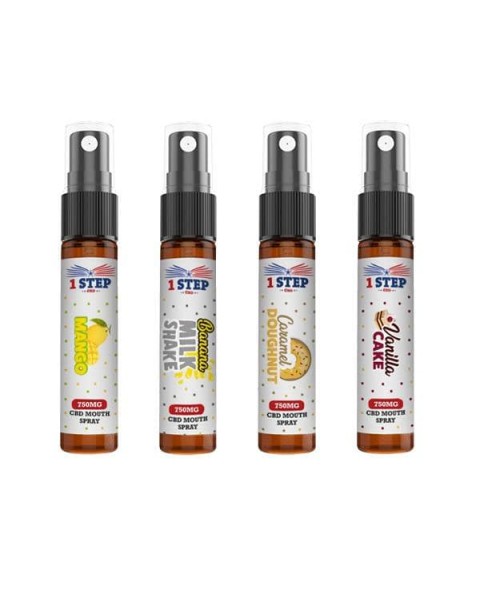 1 Step CBD 750mg CBD Mouth Spray 10ml