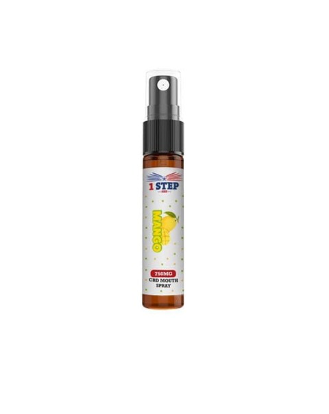 1 Step CBD 750mg CBD Mouth Spray 10ml