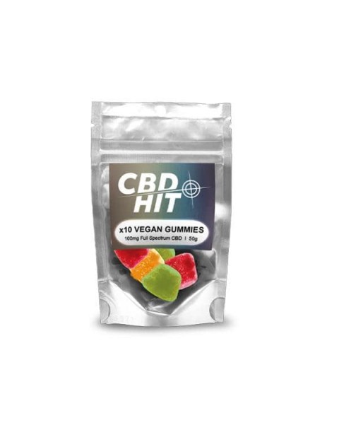 CBD Hit 100mg CBD Vegan Gummies 50g