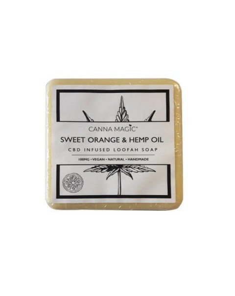 Canna Magic 100mg CBD Sweet Orange & Hemp Oil Soap 145g