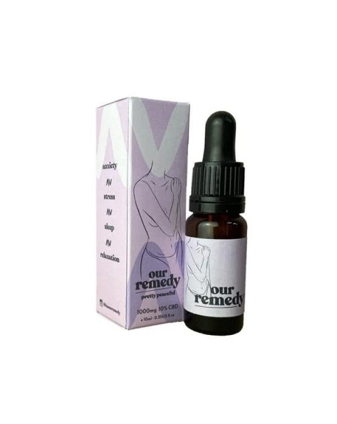 Our Remedy 1000mg Natural CBD Oil 10ml – Pretty Peaceful