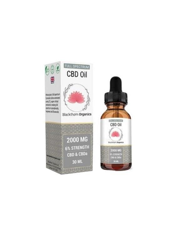 Blackthorn Organics 2000mg CBD Tincture Oil 30ml