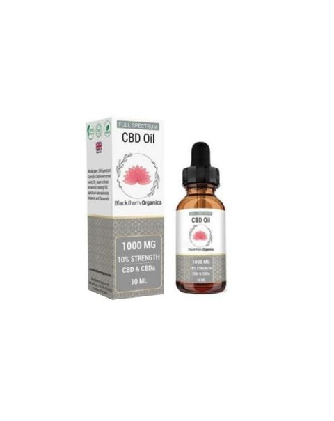 Blackthorn Organics 1000mg CBD Tincture Oil 10ml