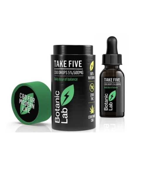 Botanic Lab Take Five 500mg CBD Oil Drops 10ml