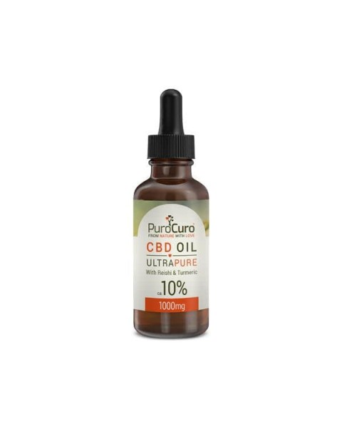 PuroCuro 10% Ultra Pure 1000mg CBD Oil 10ml