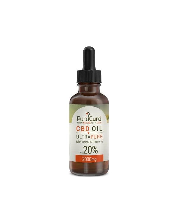 PuroCuro 20% Ultra Pure 2000mg CBD Oil 10ml