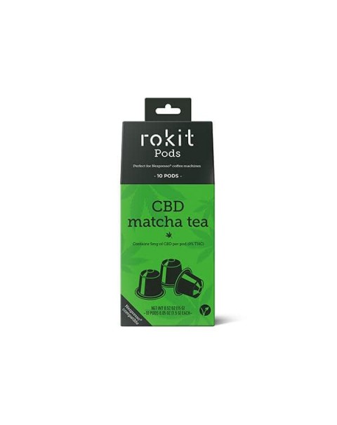 Rokit Pods CBD Matcha Green Tea 5mg Nespresso Pods