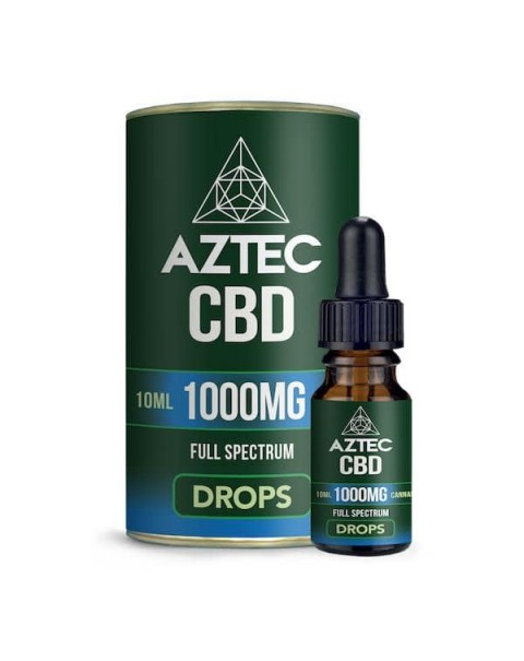 Aztec CBD Full Spectrum Hemp Oil 1000mg CBD 10ml