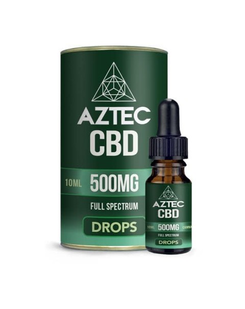 Aztec CBD Full Spectrum Hemp Oil 500mg CBD 10ml