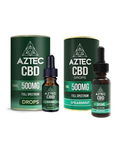 Aztec CBD Full Spectrum Hemp Oil 500mg CBD 10ml